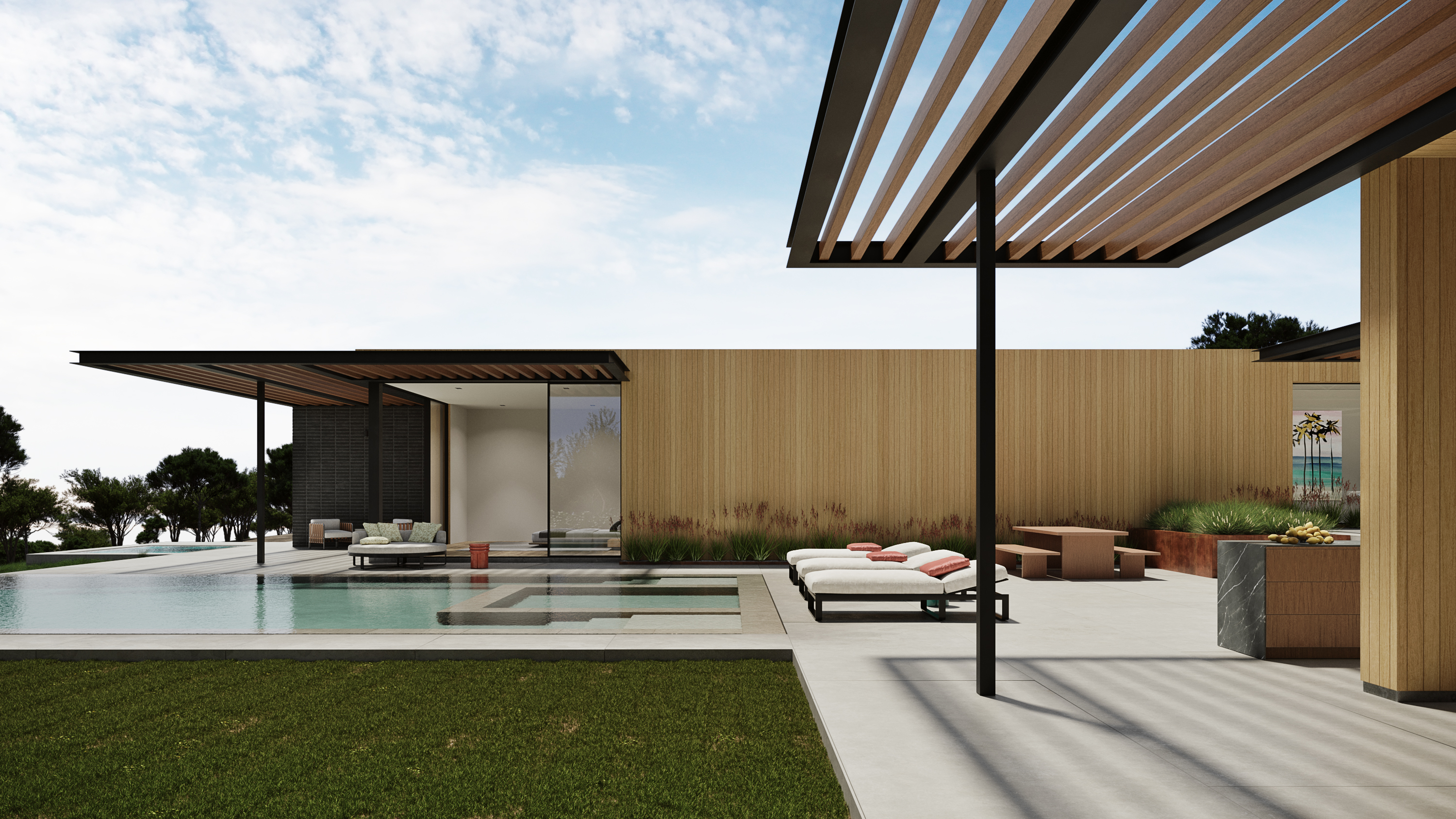 Malibu Midcentury Modern - Panoramic View